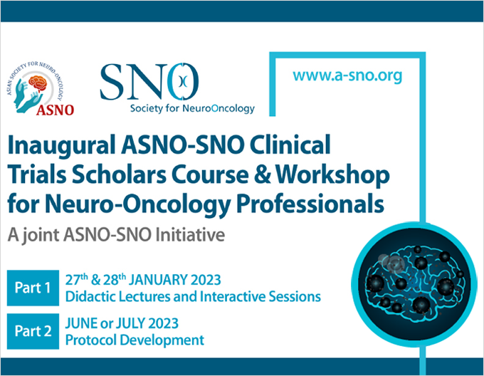 Inaugural ASNO-SNO Clinical Trials Scholars Course & Workshop for Neuro-Oncology Professionals